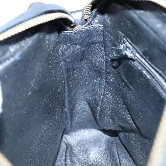 CHANEL Matelasse Chain Shoulder Bag Lamb Skin Black Gold CC Auth PP082 - Picture 13 of 16